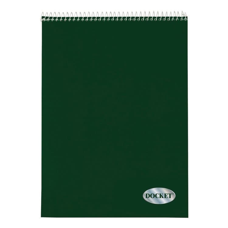 TOPS BUSINESS FORMS Docket Graph Pad, Green Cover, Quadrille Rule (4 sq/in), (70) White Sheets (TOP63801)