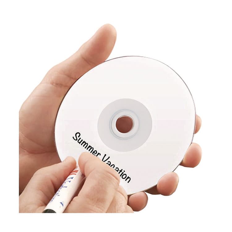 VERBATIM CORPORATION CD-R Printable Recordable Disc, 700 MB/80 min, 52x, Spindle, White, 100/Pack (VER98493) thumbnail 4
