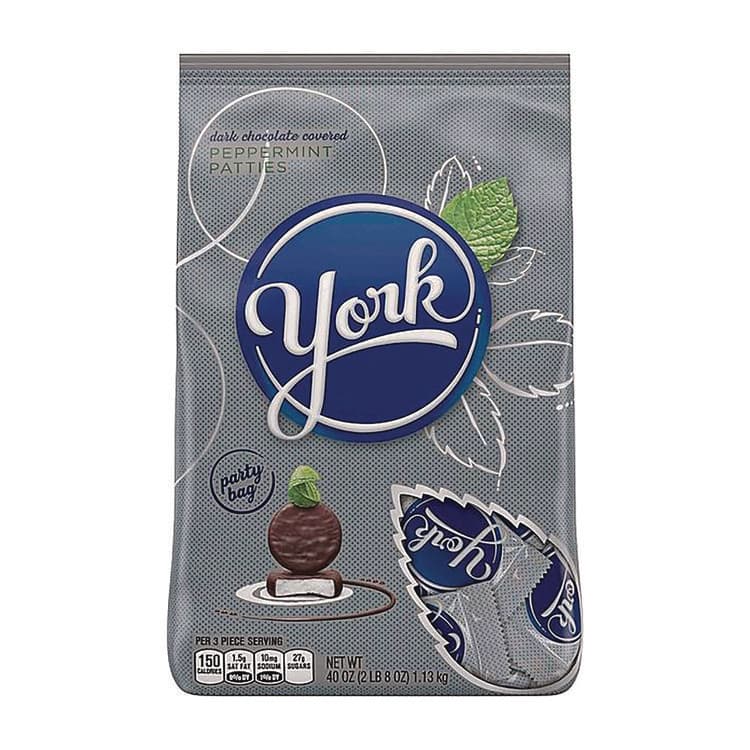 THE HERSHEY COMPANY Peppermint Patties, Peppermint/Dark Chocolate Minatures, 35.2 oz Bag (YOR05811) thumbnail 2