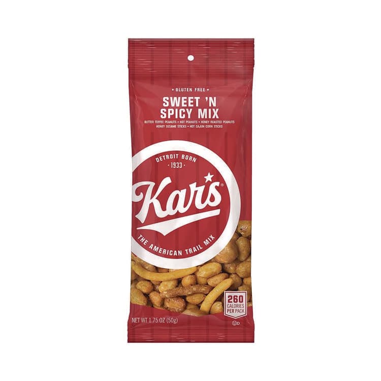 KAR'S NUTS Trail Mix Variety Pack, Mango Pineapple/Sweet 'N Spicy/Yogurt Apple Nut, 24 Packets/Box (AVTSN08361) thumbnail 3