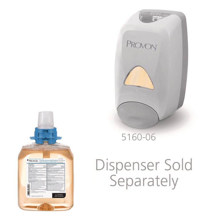 GO-JO INDUSTRIES Foaming Antimicrobial Handwash/Moisturizer Refill, For FMX-12 Dispenser, Light Fruity Scent, 1,250 mL, 4/Carton (GOJ518604CT) thumbnail 3