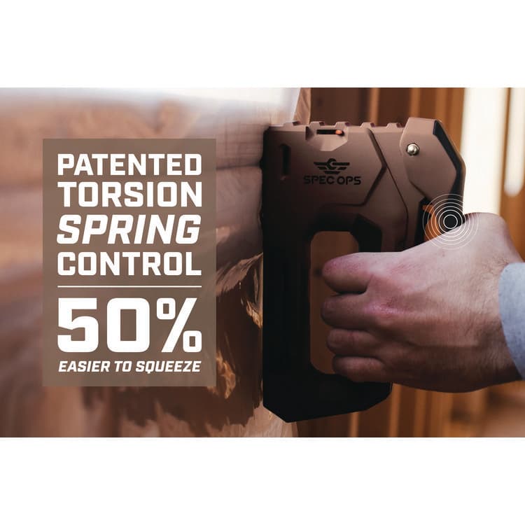 STANLEY BOSTITCH Hi-Start Hand Tacker, T50 Style Staples (0.25" to 0.56") and 18-gauge Brads (0.5" to 0.63") (BOSSPECM50) thumbnail 2