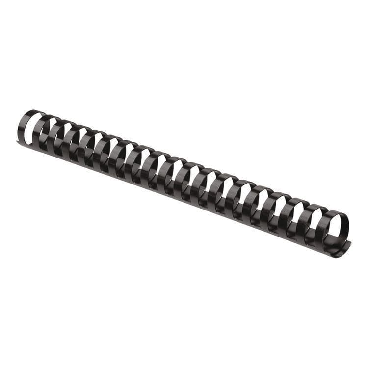 FELLOWES MFG. CO. Plastic Comb Bindings for 11 x 8.5 Documents, 19 Rings, 1" (200-Sheet) Capacity, Black, 50/Pack (FEL52328)