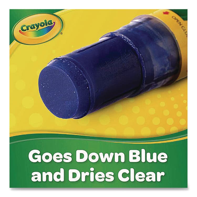 BINNEY & SMITH / CRAYOLA Washable Glue Sticks, 0.88 oz, Dries Clear (CYO414057) thumbnail 4