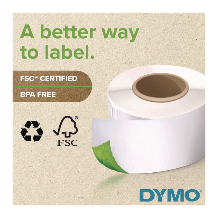 DYMO Labels for LabelWriter Label Printer, 2.31" x 4", White, 300 Labels/Roll, 24 Rolls/Pack (DYM2050769) thumbnail 3