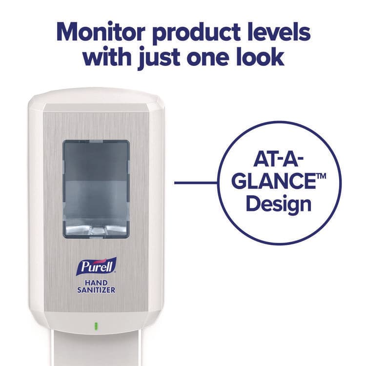 GO-JO INDUSTRIES CS8 Hand Sanitizer Dispenser, 1,200 mL, 5.79 x 3.93 x 15.64, White (GOJ782001) thumbnail 3