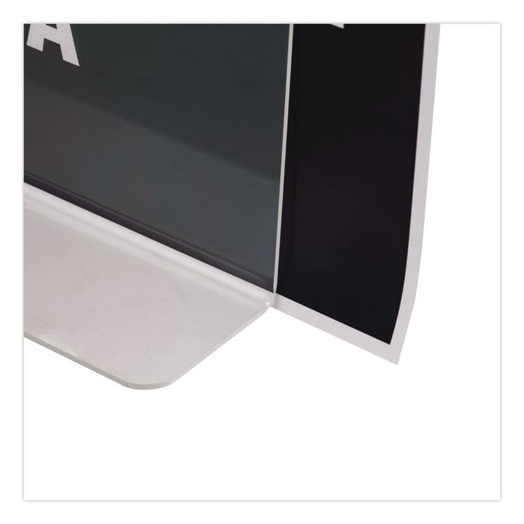 NU-DELL MANUFACTURING Acrylic Sign Holder, 8.5" x 11", Clear (NUD38020) thumbnail 4