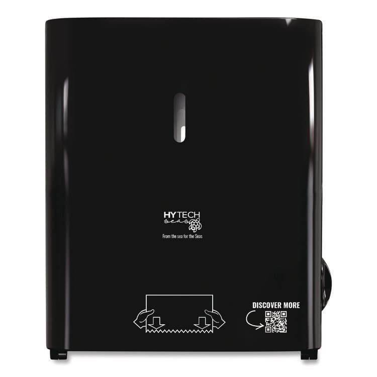 SOFIDEL AMERICA Hy Tech Towel Dispenser, Manual, 12.4 x 9.3 x 16.5, Black (SOD419484)