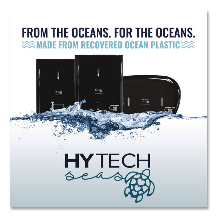 SOFIDEL AMERICA HyTech Seas Mini JRT Twin Dispenser, 5.5 x, 15.7 x 9.8, Black (SOD419485) thumbnail 2