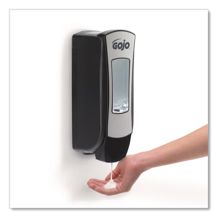 GO-JO INDUSTRIES ADX-12 Dispenser, 1,250 mL, 4.64 x 3.94 x 11.89, Black/Gray, 6/Carton (GOJ888806CT) thumbnail 3