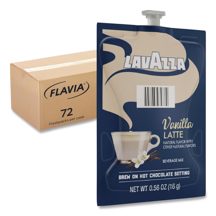 LAVAZZA Lavazza Vanilla Latte, 72/Carton (LAV48689)