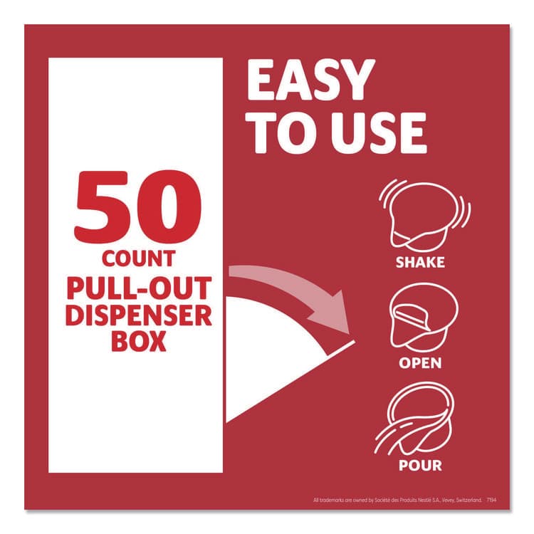 NESTLE Liquid Coffee Creamer, Peppermint Mocha, 0.38 oz Mini Cups, 50/Box, 4 Boxes/Carton (NES76060CT) thumbnail 4