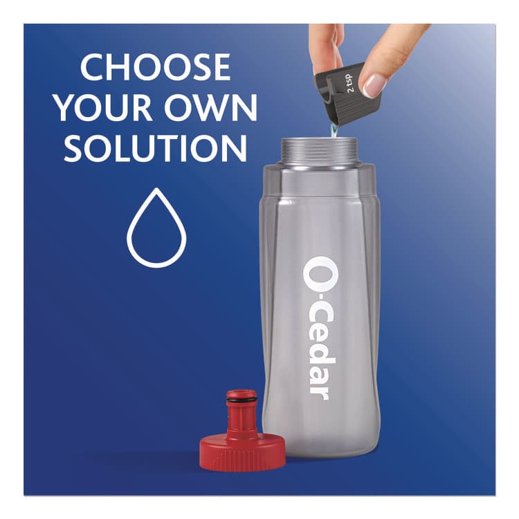 FREUDENBERG HOUSEHOLD PRODUCTS ProMist MAX Spray Mop, Red/White/Gray Microfiber Head, 48" Red/Black/Gray Plastic Handle, 4/Carton (FHD173563CT) thumbnail 4