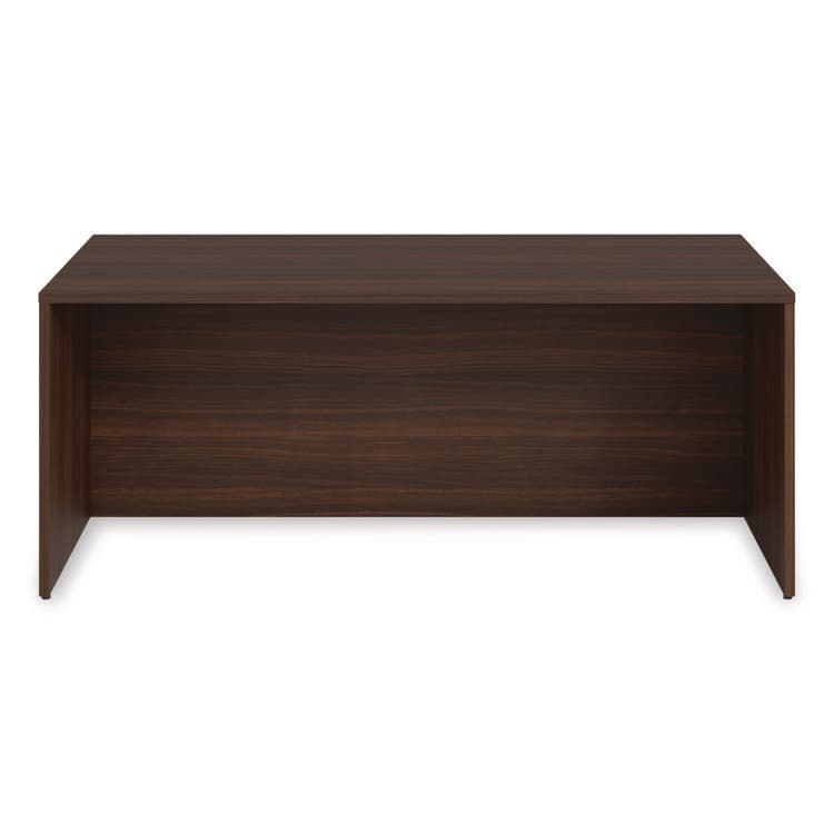 ALERA Alera Seville Series Desk Shell, 72" x 36" x 29", Mahogany (ALESVDS7236MY) thumbnail 3