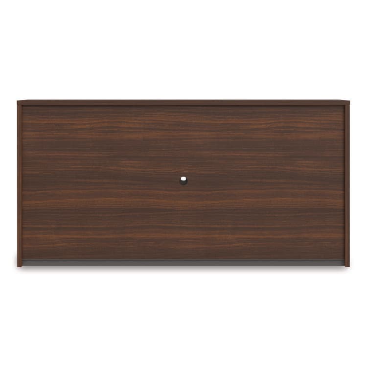 ALERA Alera Seville Hutch with Doors, 4 Compartments, 72w x 16d x 36h, Mahogany (ALESVH7236MY) thumbnail 4