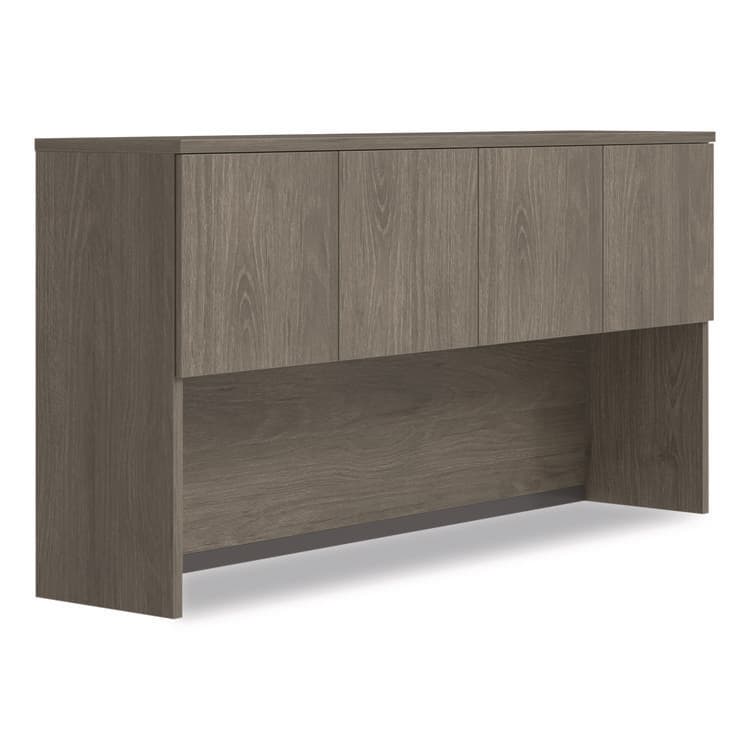 ALERA Alera Seville Hutch with Doors, 4 Compartments, 72w x 16d x 36h, Walnut (ALESVH7236WA)