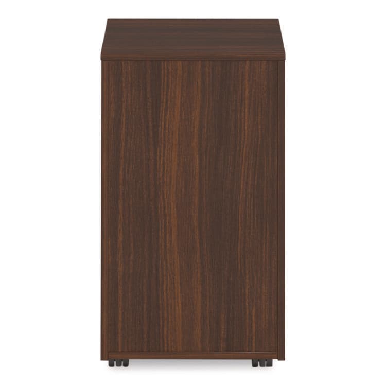 ALERA Alera Seville Series Mobile Pedestal, Left/Right, 3-Drawer: Box/Box/File, Legal, Mahogany, 15" x 18" x 27" (ALESVMPBBFMY) thumbnail 4