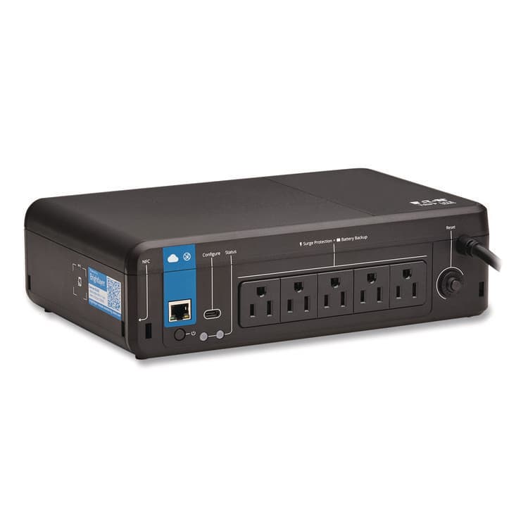 EATON CORPORATION Standby Cloud-Connected UPS with Remote Monitoring, 5 Outlets, 850 VA, 190 J (TRPBC850RNC)