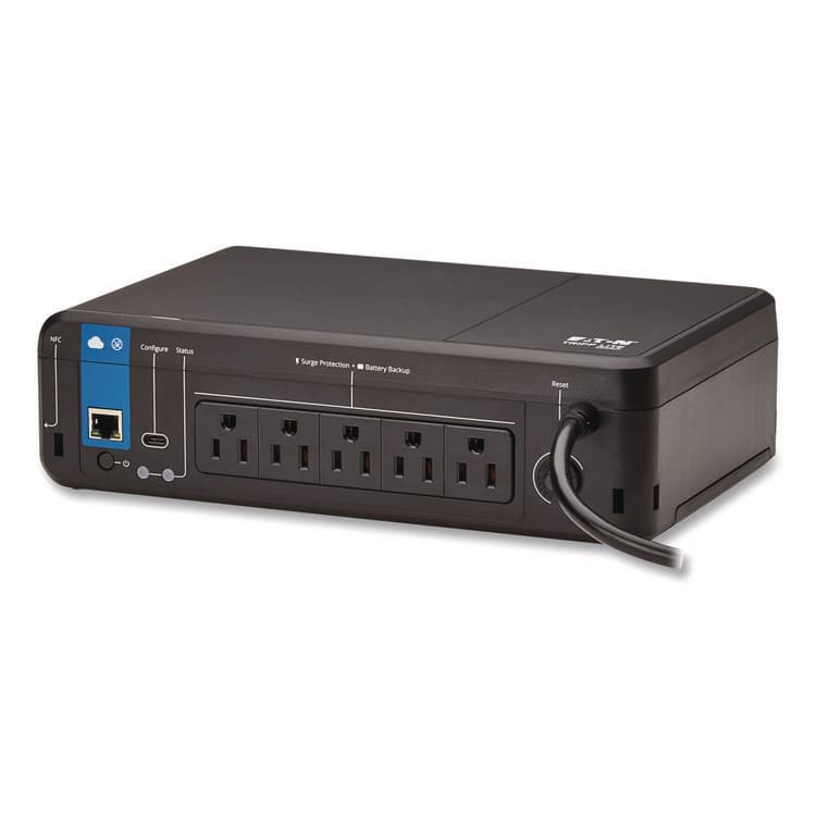EATON CORPORATION Standby Cloud-Connected UPS with Remote Monitoring, 5 Outlets, 850 VA, 190 J (TRPBC850RNC) thumbnail 2