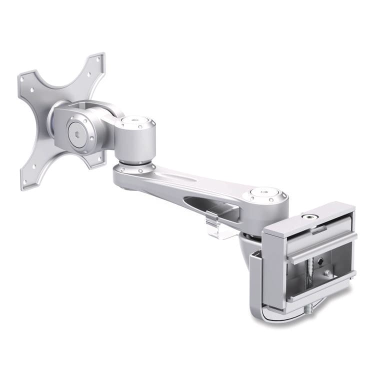 EATON CORPORATION Single-Extension Monitor Mount for Slat Wall System for 32" TVs, 4.9w x 4.7d x 14.2h, Silver, Supports 22 lb (TRPDMSW1332MTAA) thumbnail 2