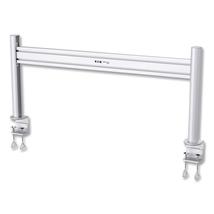 EATON CORPORATION Slat Rail with Posts for Slat Wall System for 32" TVs, 8.1w x 5.7d x 5.51h, Silver, Supports 33 lb (TRPDMSWKITTAA)