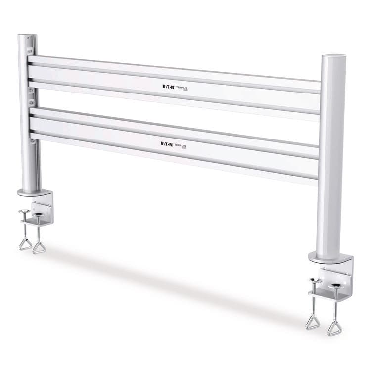 EATON CORPORATION Slat Rail with Posts for Slat Wall System for 32" TVs, 8.1w x 5.7d x 5.51h, Silver, Supports 33 lb (TRPDMSWKITTAA) thumbnail 2