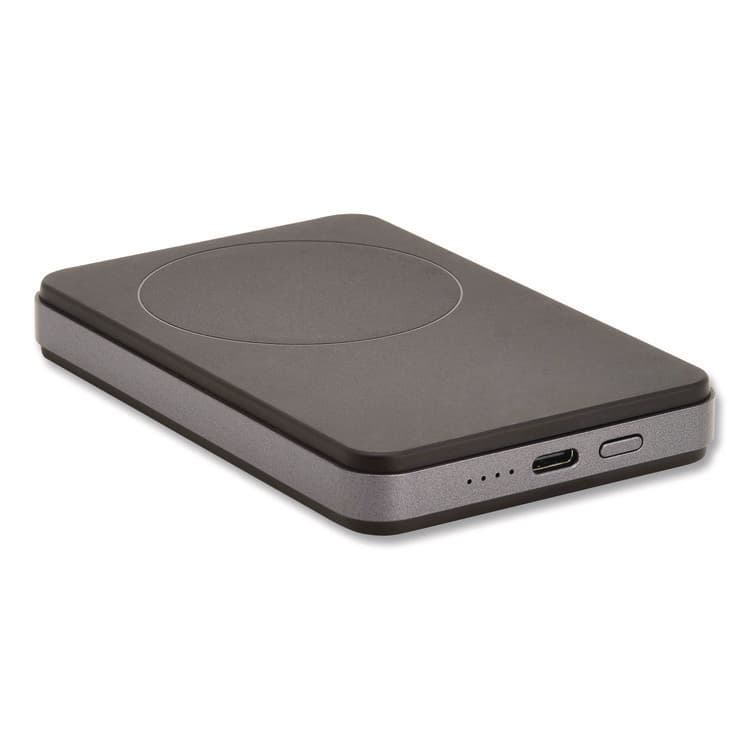 EATON CORPORATION Portable Wireless Magnetic Charging Power Bank, USB C, Black (TRPUPB04K01CM)