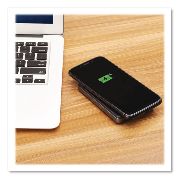 EATON CORPORATION Portable Wireless Magnetic Charging Power Bank, USB C, Black (TRPUPB04K01CM) thumbnail 4
