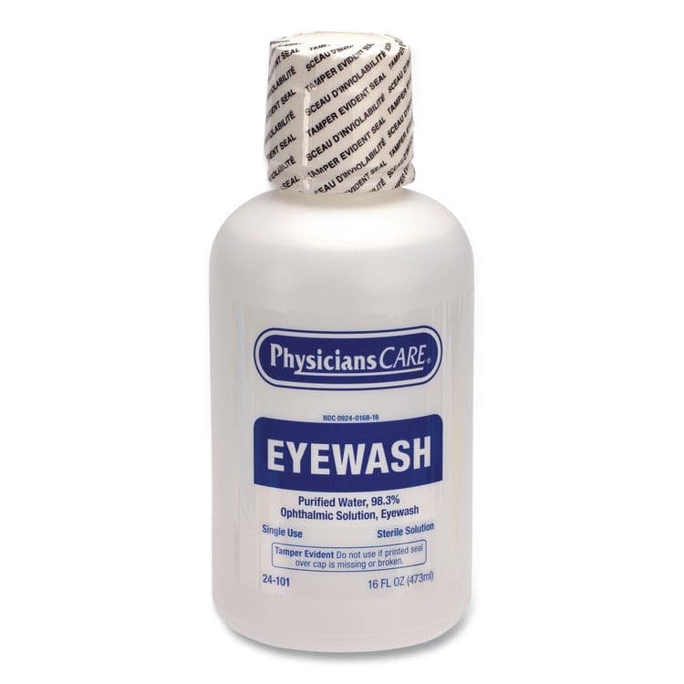FIRST AID ONLY, . Eye Wash, 16 oz Bottle, 12/Carton (FAO24101001) thumbnail 3