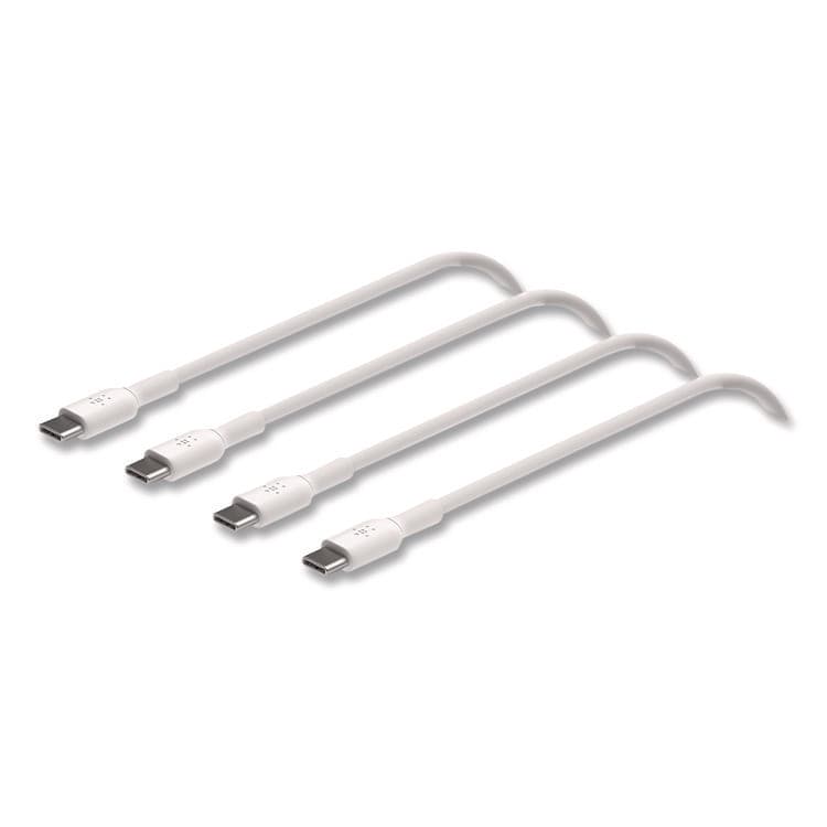 BELKIN COMPONENTS BOOST CHARGE USB-C to USB-C Cable, 3.3 ft, White, 2/Pack (BLKCAB003BT1MWH) thumbnail 2