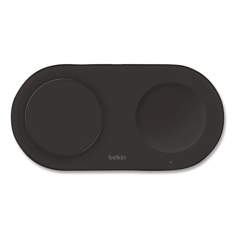 BELKIN COMPONENTS BOOST CHARGE Pro 2-in-1 Magnetic Wireless Charging Pad with Qi2, USB-C, 15 W, Black (BLKWIZ021TTBK)