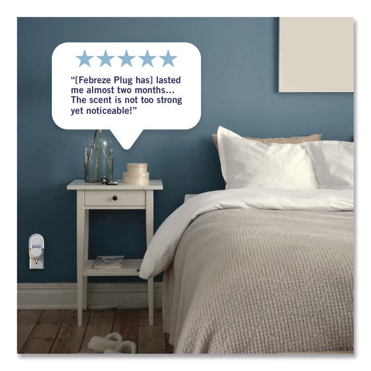 PROCTER & GAMBLE PLUG Air Freshener Warmer Starter Kit, Clear/White, with (2) Gain Original Refills (PGC4166) thumbnail 4