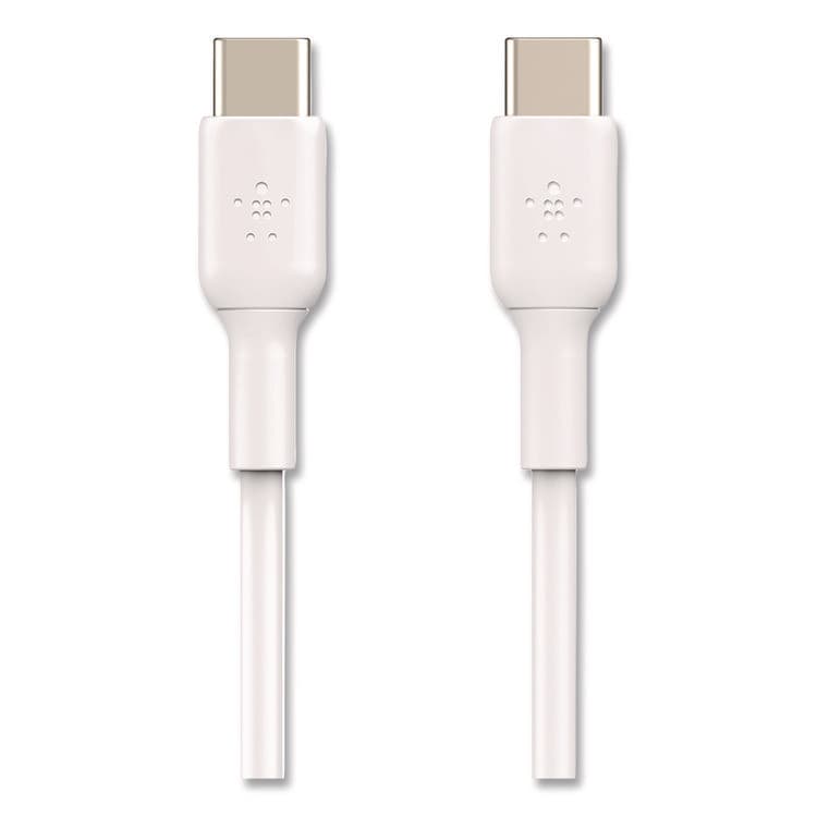BELKIN COMPONENTS BOOST CHARGE USB-C to USB-C Cable, 3.3 ft, White, 2/Pack (BLKCAB003BT1MWH) thumbnail 4