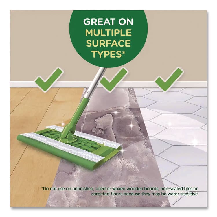 PROCTER & GAMBLE Wet Refill Cloths, 8 x 10, Fresh Scent, White, 24/Pack, 6 Packs/Carton (PGC35155) thumbnail 4