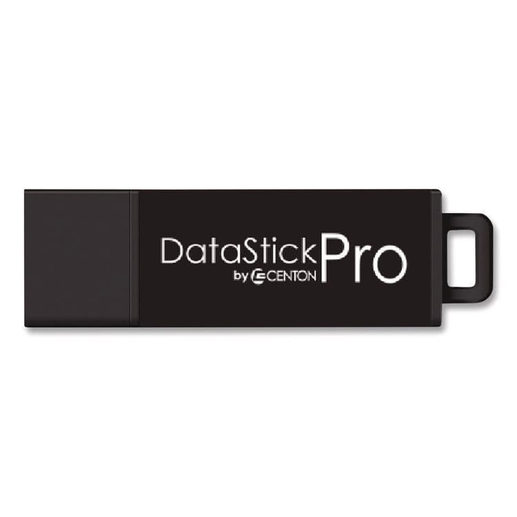 CENTON ELECTRONICS . DataStick Pro USB 3.2 Type A Flash Drive, 32 GB, Black, 10/Pack (CELS1U3P632G10B) thumbnail 2