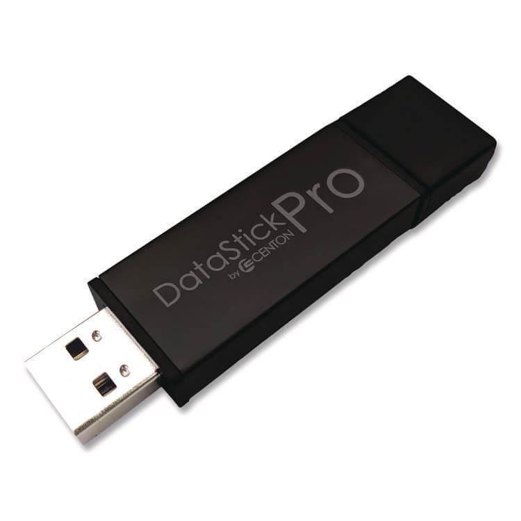 CENTON ELECTRONICS . DataStick Pro USB 3.2 Type A Flash Drive, 32 GB, Black, 10/Pack (CELS1U3P632G10B) thumbnail 3