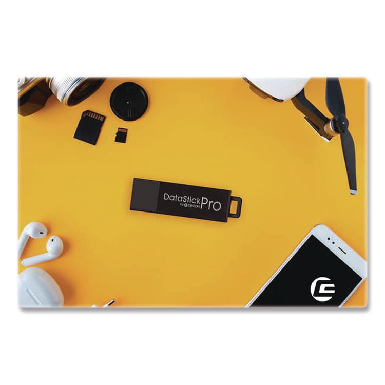 CENTON ELECTRONICS . DataStick Pro USB 3.2 Type A Flash Drive, 64 GB, Black, 10/Pack (CELS1U3P664G10B) thumbnail 4
