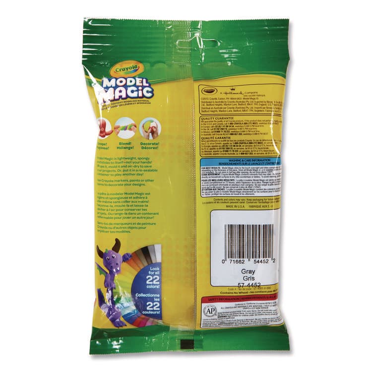 BINNEY & SMITH / CRAYOLA Model Magic Modeling Compound, Gray, 4 oz Pack (CYO574452) thumbnail 4