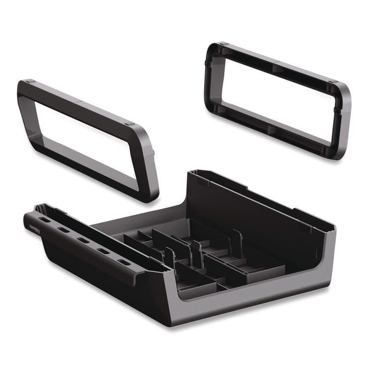 FELLOWES MFG. CO. Breyta Monitor Stand, 13.94" x 11.97" x 3.23" to 5.9", Black, Supports 33 lb (FEL100016560) thumbnail 3