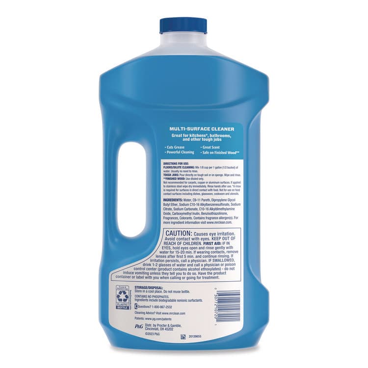 PROCTER & GAMBLE Mr. Clean Multipurpose Cleaning Solution, Unstopables Fresh Scent, 64 oz Bottle (PGC10720) thumbnail 2
