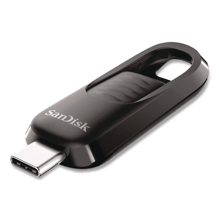 SANDISK CORPORATION Ultra Slider USB 3.2 Type C Flash Drive, 64 GB, Black (SDISDCZ480064GA) thumbnail 3
