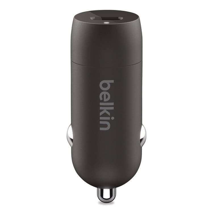 BELKIN COMPONENTS BOOST CHARGE USB-PD Car Charger + Lightning to USB-C Cable, 20 W, USB-C, Black (BLKCCA003BT04BK) thumbnail 3