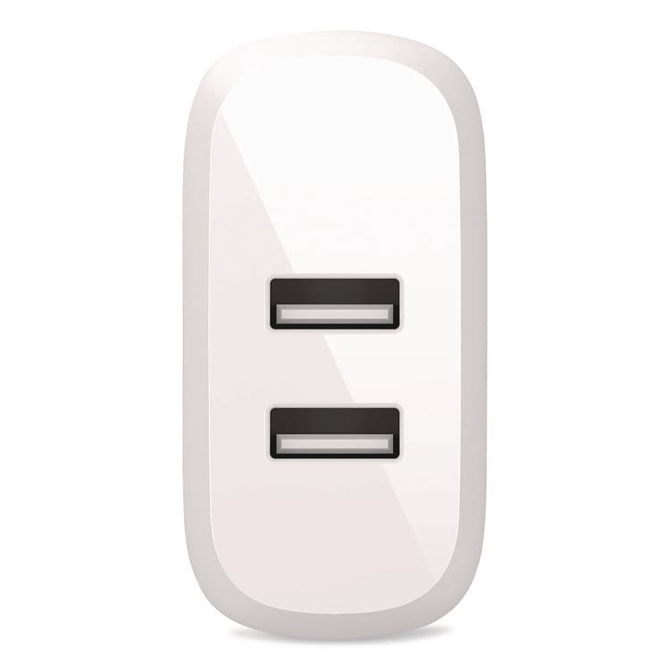 BELKIN COMPONENTS BOOST CHARGE Dual USB-A Wall Charger, White (BLKWCB002DQWH) thumbnail 3