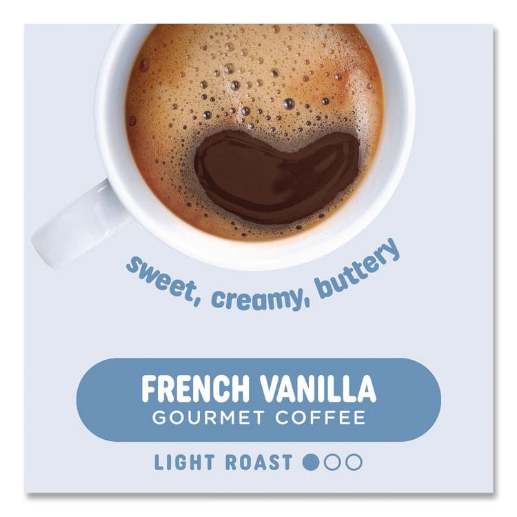 PICK ME UP PROVISIONS French Vanilla Coffee K-Cups, 96/Carton (PIEPM62434CT) thumbnail 3