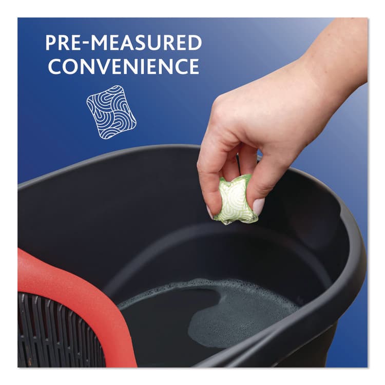 FREUDENBERG HOUSEHOLD PRODUCTS Cleaning PACS, Crisp Citrus Scent, 10/Pack, 8 Packs/Carton (FHD172400CT) thumbnail 2