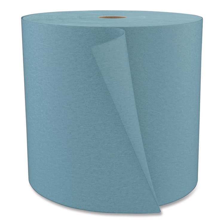CASCADES TISSUE GROUP Tuff-Job Spunlace Towels, Blue, Jumbo Roll, 12 x 13, 955/Roll (CSDW600) thumbnail 2