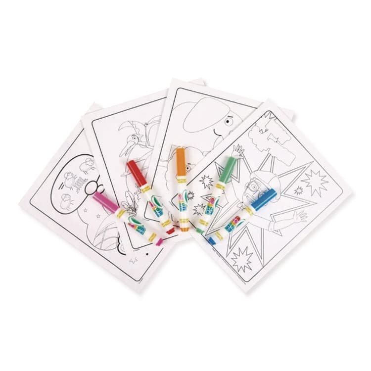 BINNEY & SMITH / CRAYOLA Blippi Color Wonder Kit, Includes Five Markers, Ages 3 and Up, 18 Pages (CYO752726) thumbnail 4