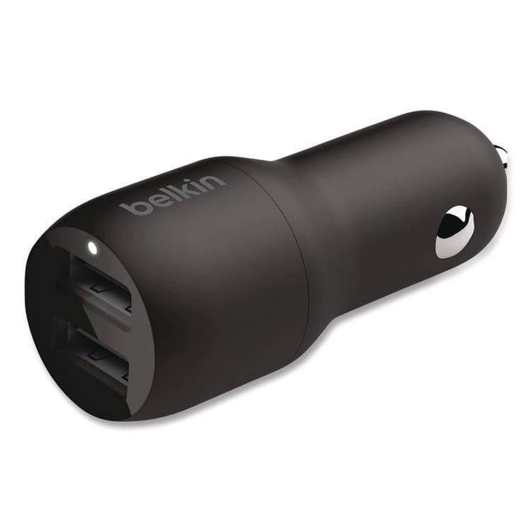 BELKIN COMPONENTS BOOST CHARGE Dual Car Charger with PPS, USB-A/USB-C, Black (BLKCCB004BT1MBK) thumbnail 2