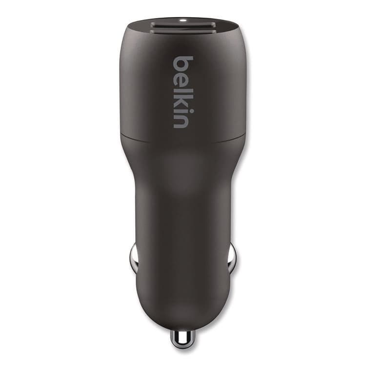 BELKIN COMPONENTS BOOST CHARGE Dual Car Charger with PPS, USB-A/USB-C, Black (BLKCCB004BT1MBK) thumbnail 3