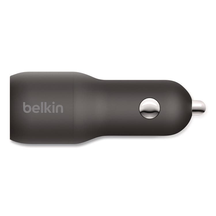 BELKIN COMPONENTS BOOST CHARGE Dual Car Charger with PPS, USB-A/USB-C, Black (BLKCCB004BT1MBK)